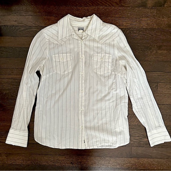 Converse Striped Button-Up Shirt - Picture 1 of 2